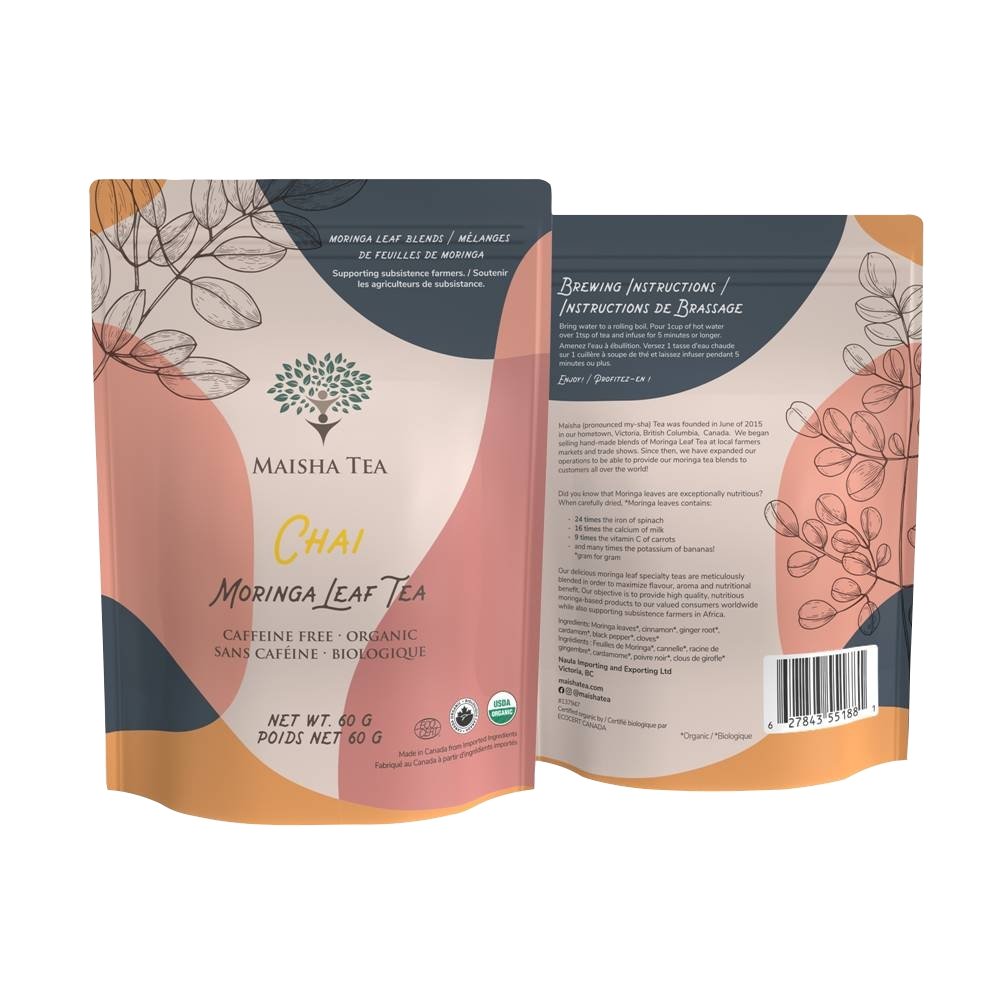 Chai Moringa Leaf Tea - Maisha Tea